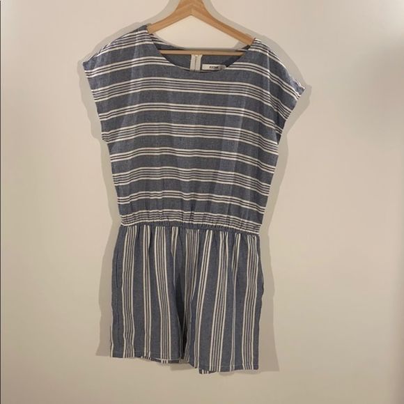 NWT JustFab Striped Romper - Picture 1 of 8